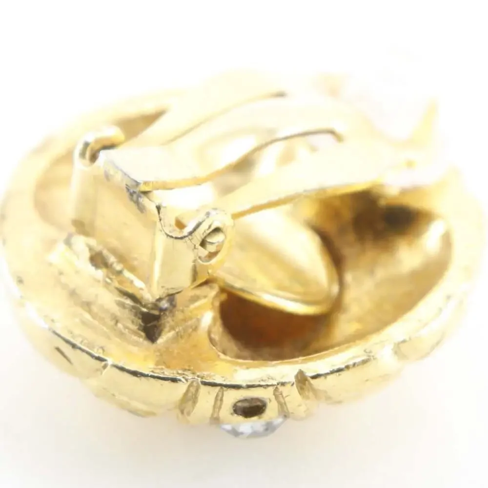 Chanel Vintage Earrings Rhinestone #256811C61B